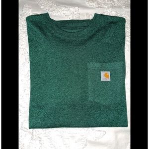 Mens green Carhartt tshirt